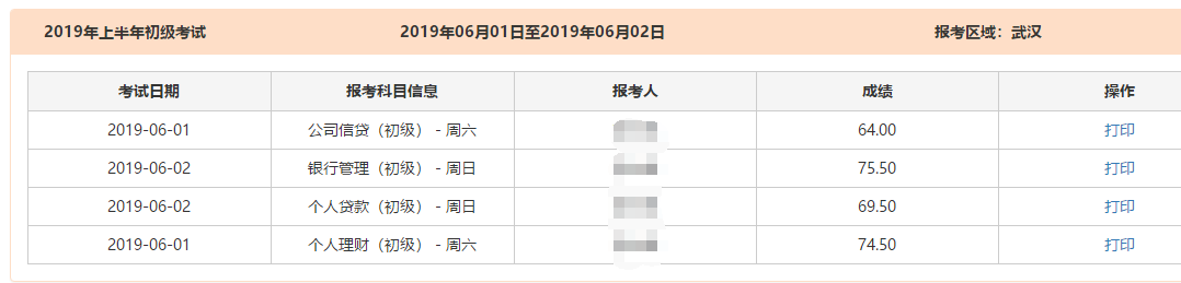 注意！下半年银行从业成绩合格证明可以打印啦！